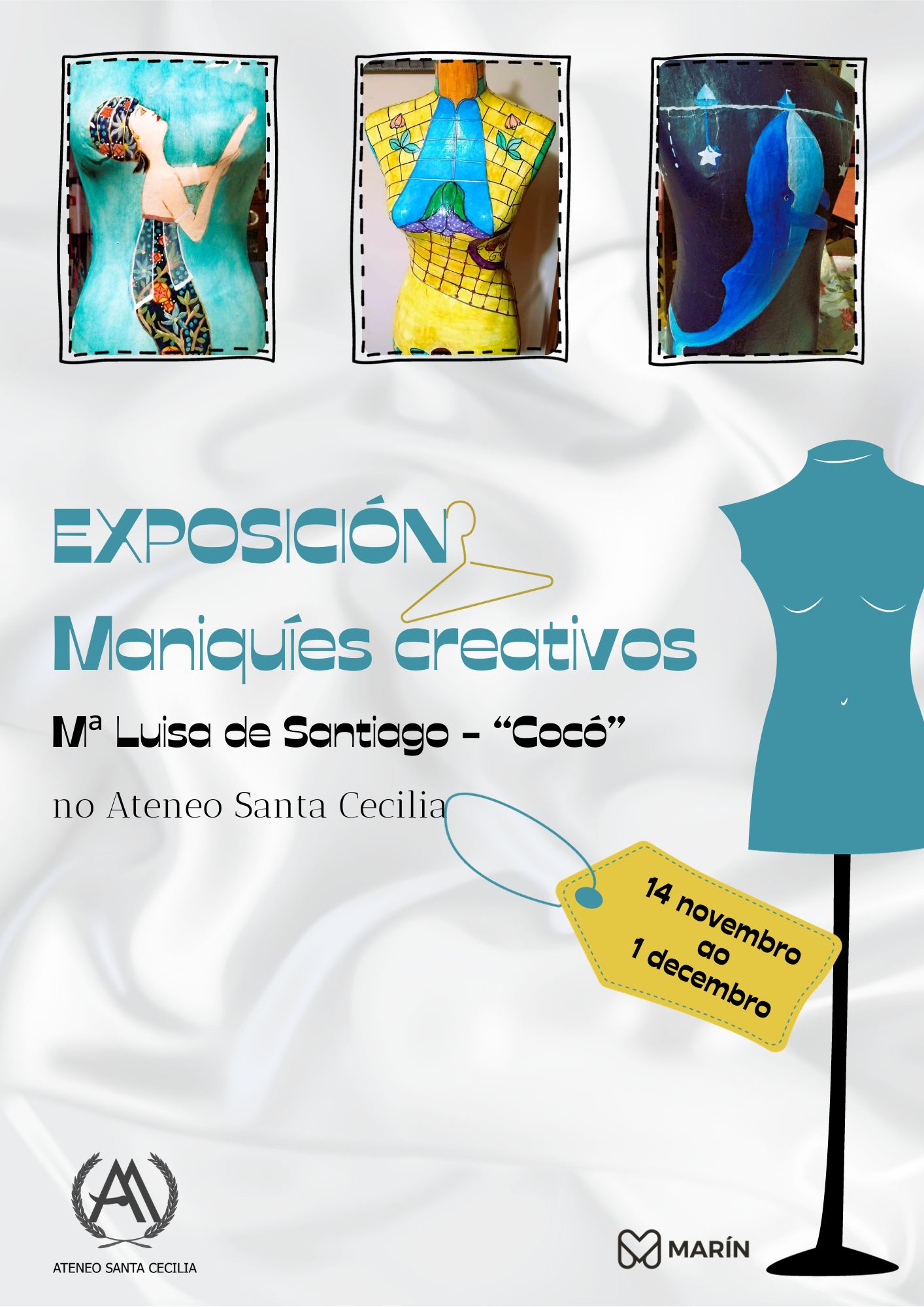 Exposición maniquíes creativos