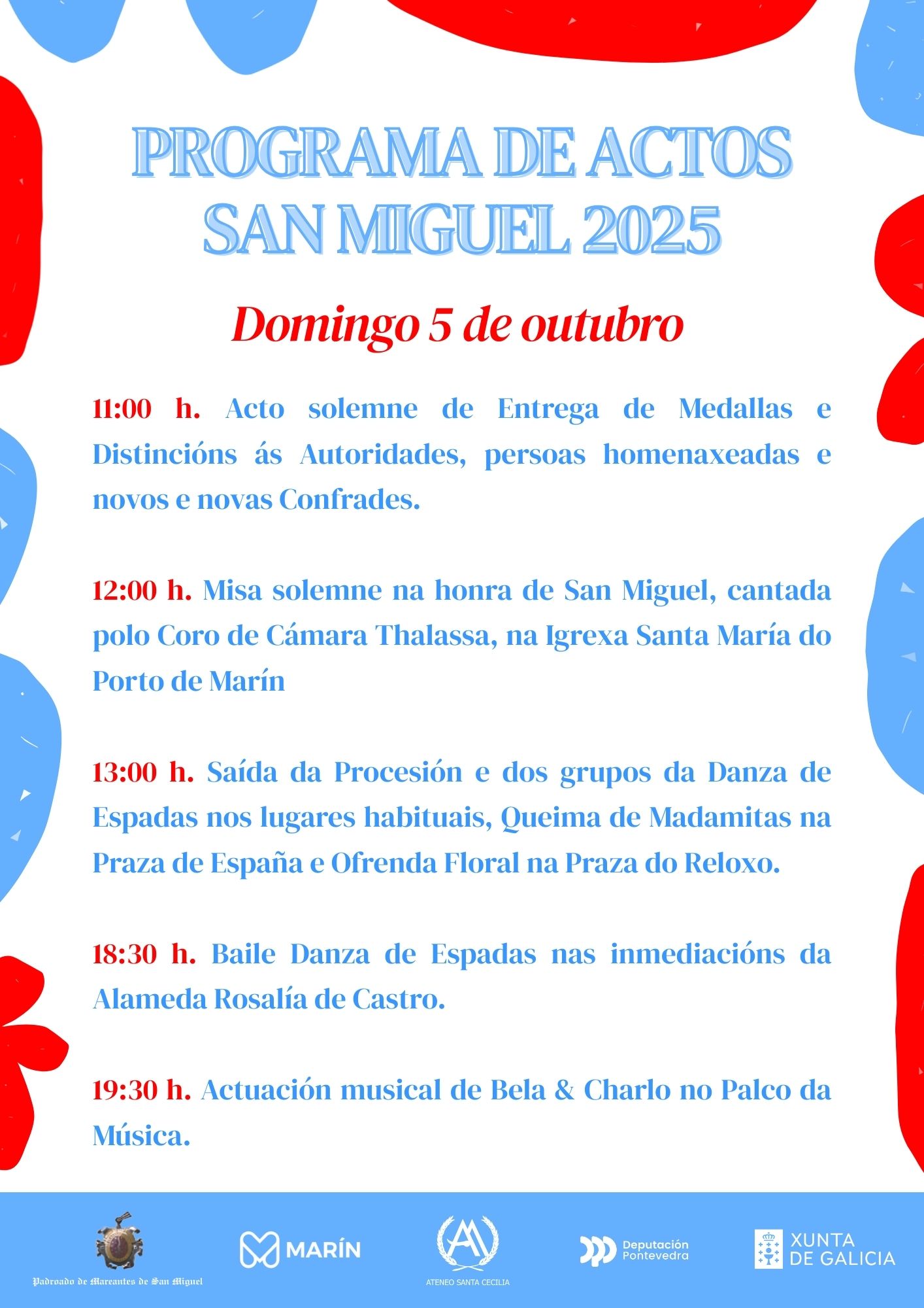 PROGRAMACIÓN ACTOS SAN MIGUEL