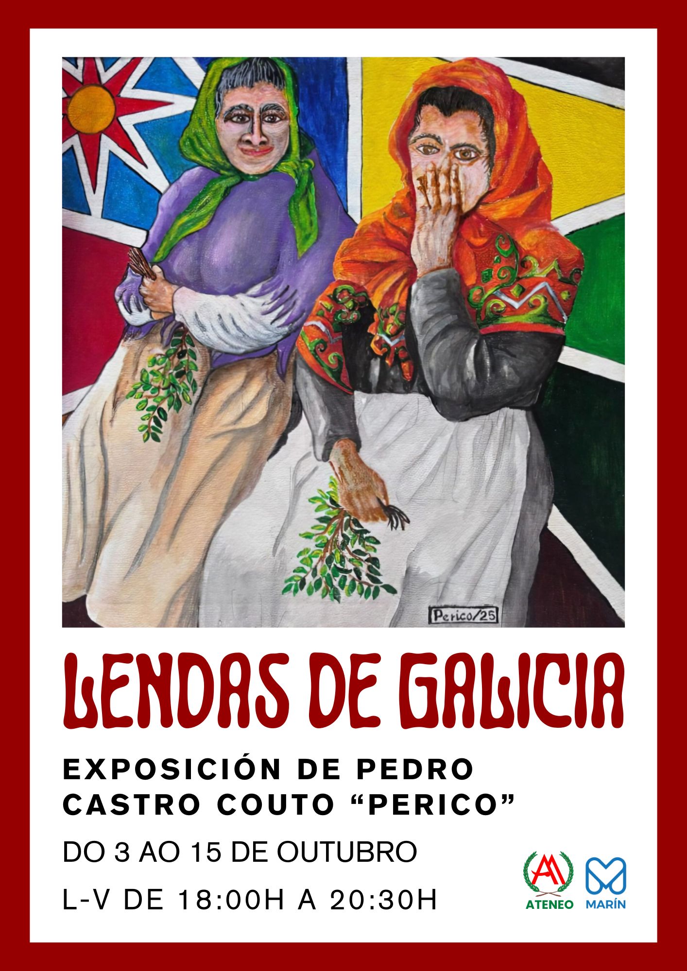 Exposición "Lendas de Galicia" de "Perico" Castro