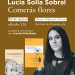 Presentación do libro "Comerás Flores" de Lucía Solla Sobral