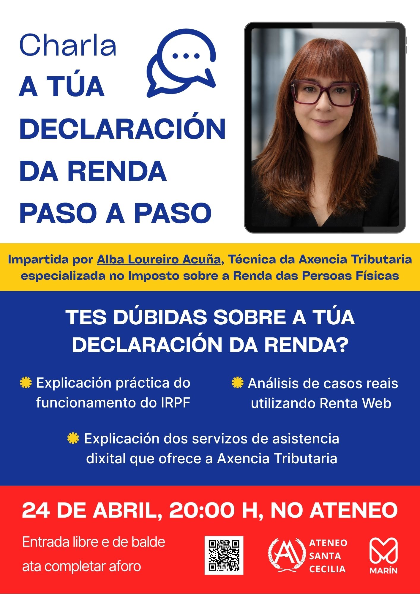 Charla "A túa Declaración da Renda paso a paso"