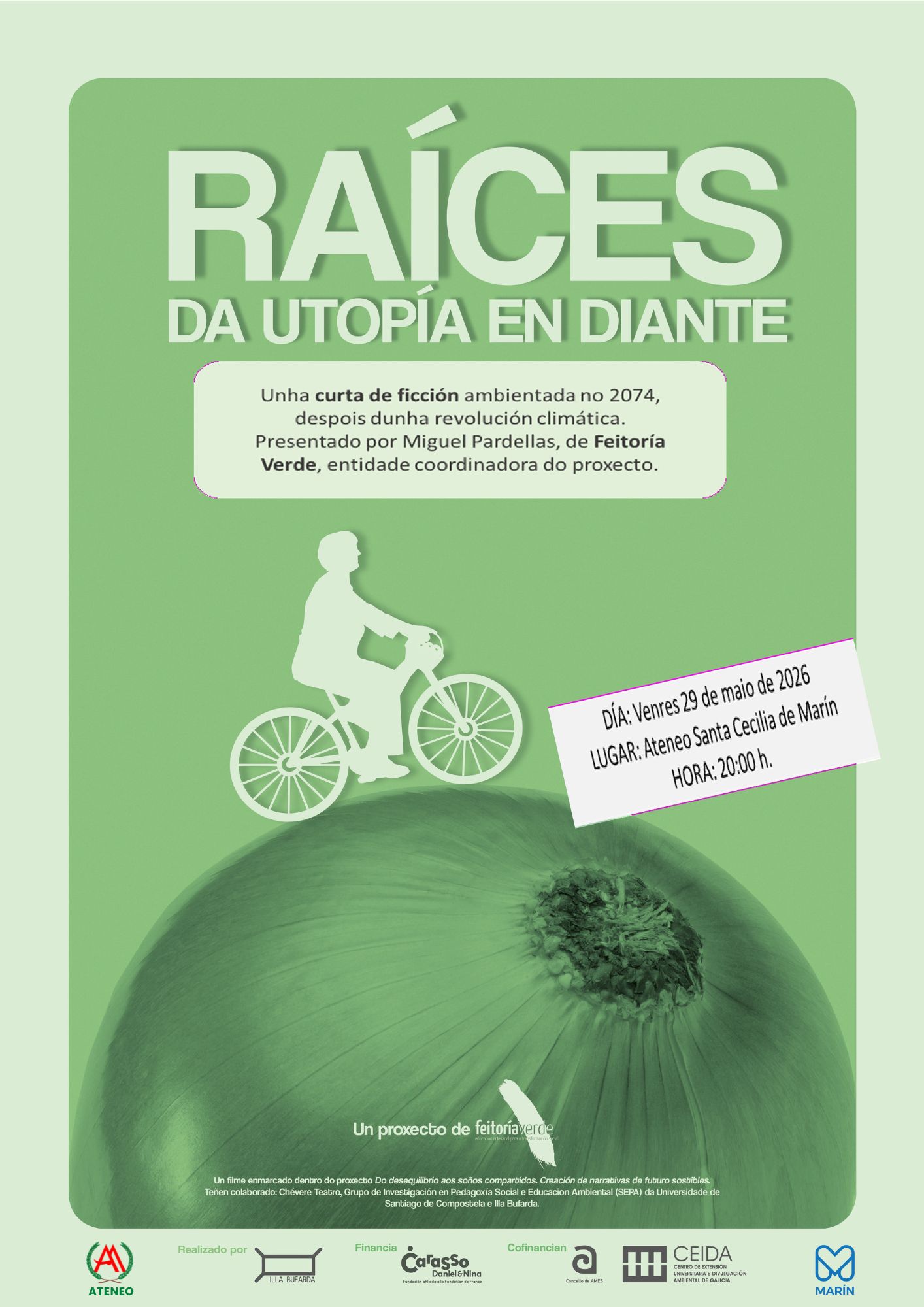 Proxección da curtametraxe “RAÍCES. DA UTOPÍA EN DIANTE”