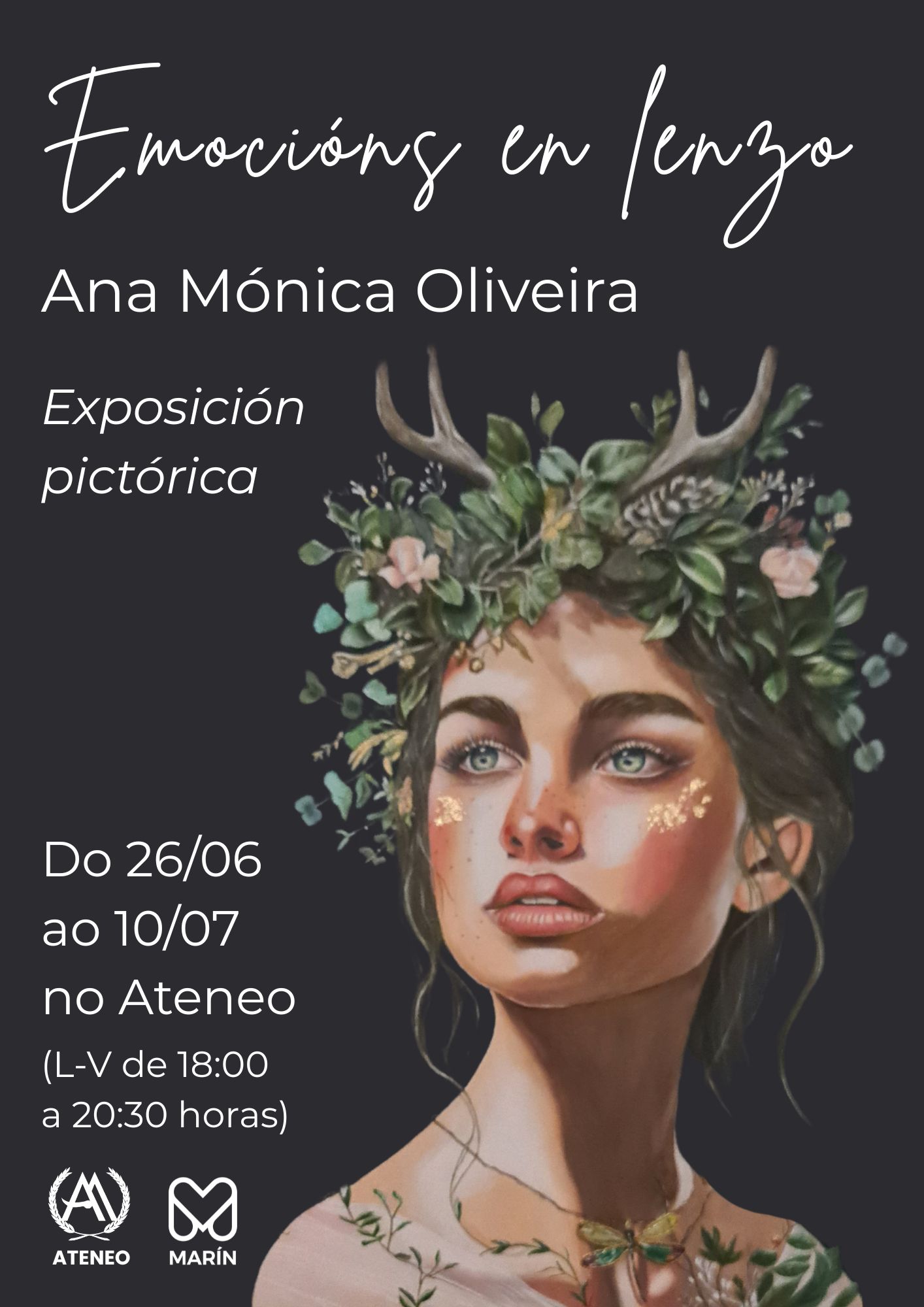 Exposición “Emocións en lenzo” de Ana Mónica Oliveira