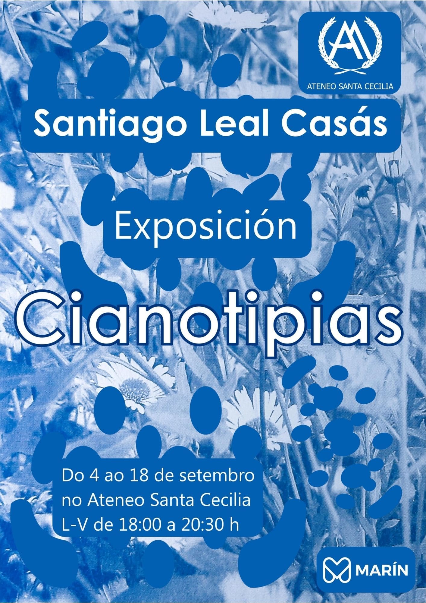 Exposición "Cianotipias" de Santiago Leal Casás