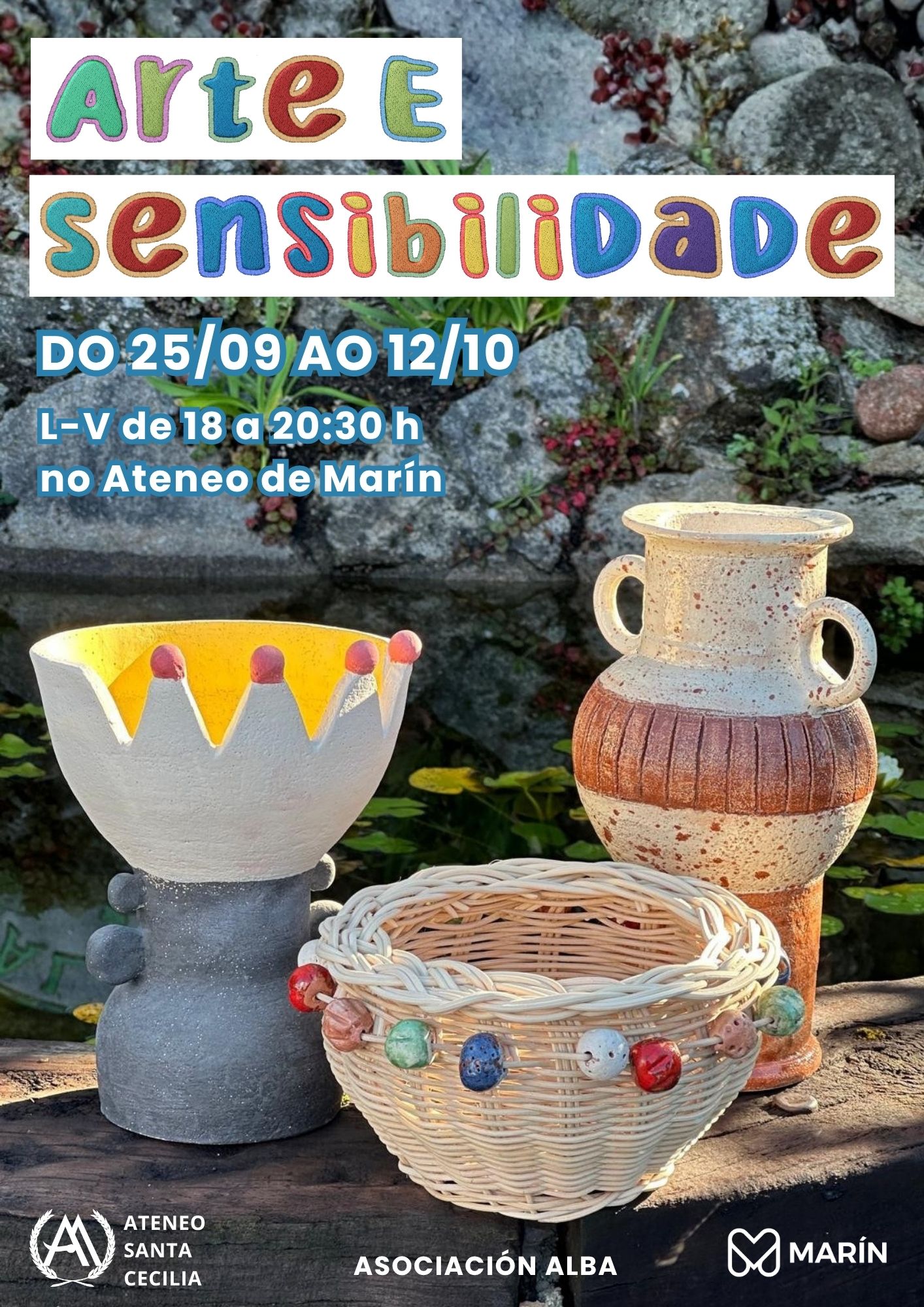 Exposición "Arte e Sensibilidade" da Asociación ALBA