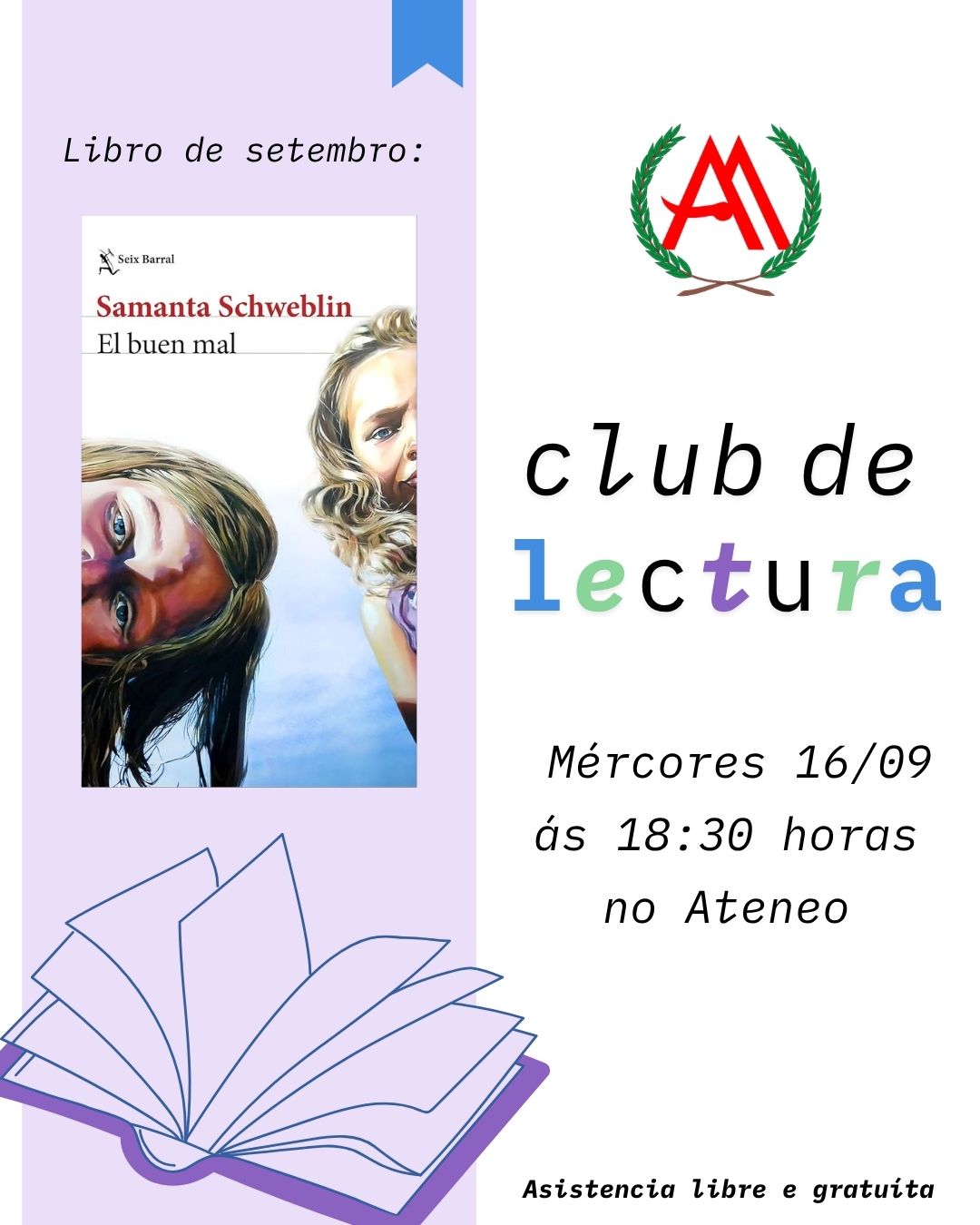 Club de lectura de SETEMBRO