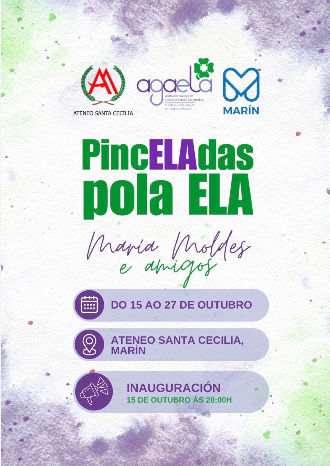 Exposición "PincELAadas pola ELA" de AGAELA